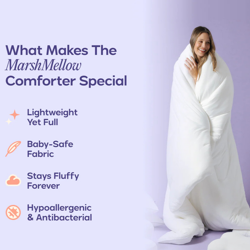 Muno lightweight washed cotton comforter - view 2