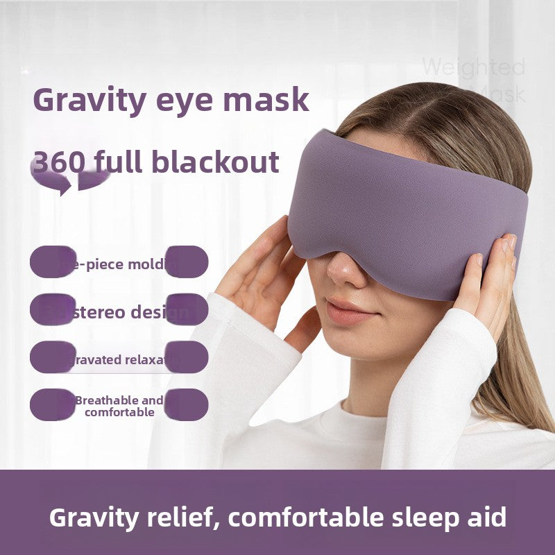 Muno 3D weighted sleep eye mask with glass beads