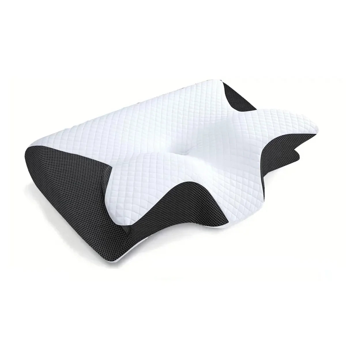 Muno memory foam cervical neck support pillow