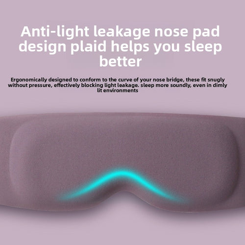 Muno 3D weighted sleep eye mask with glass beads - view 2