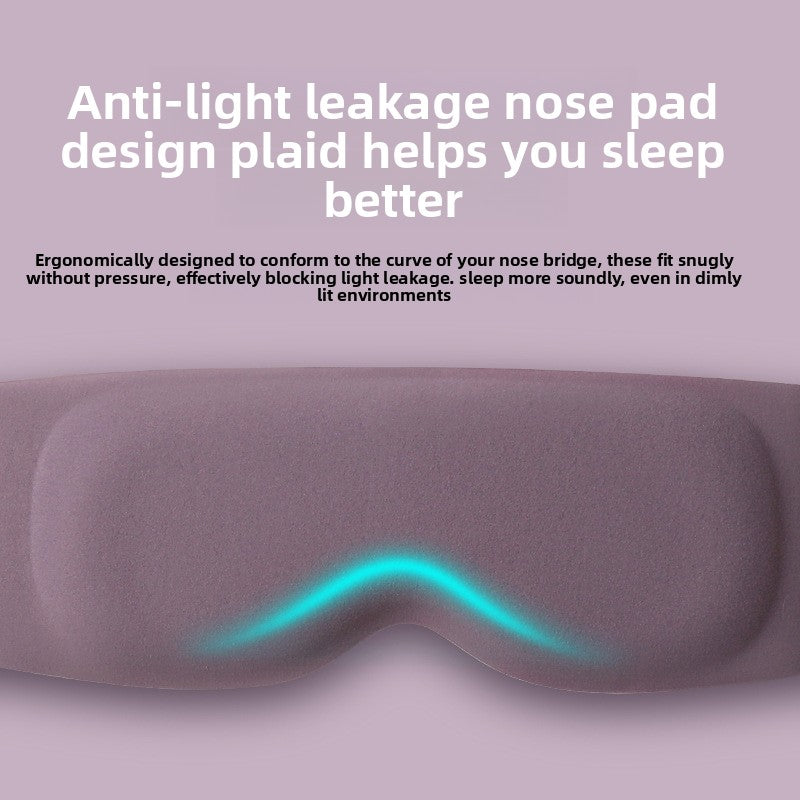 Muno 3D weighted sleep eye mask with glass beads - view 2